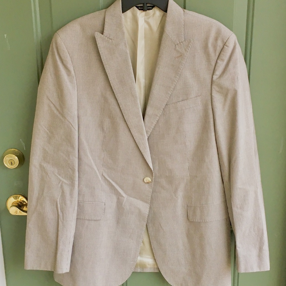 Banana Republic men’s cotton suit jacket